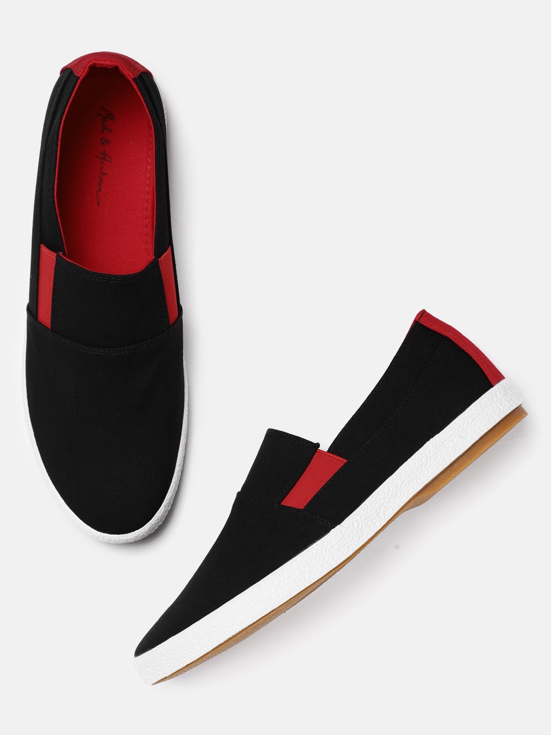 mast and harbour black sneakers