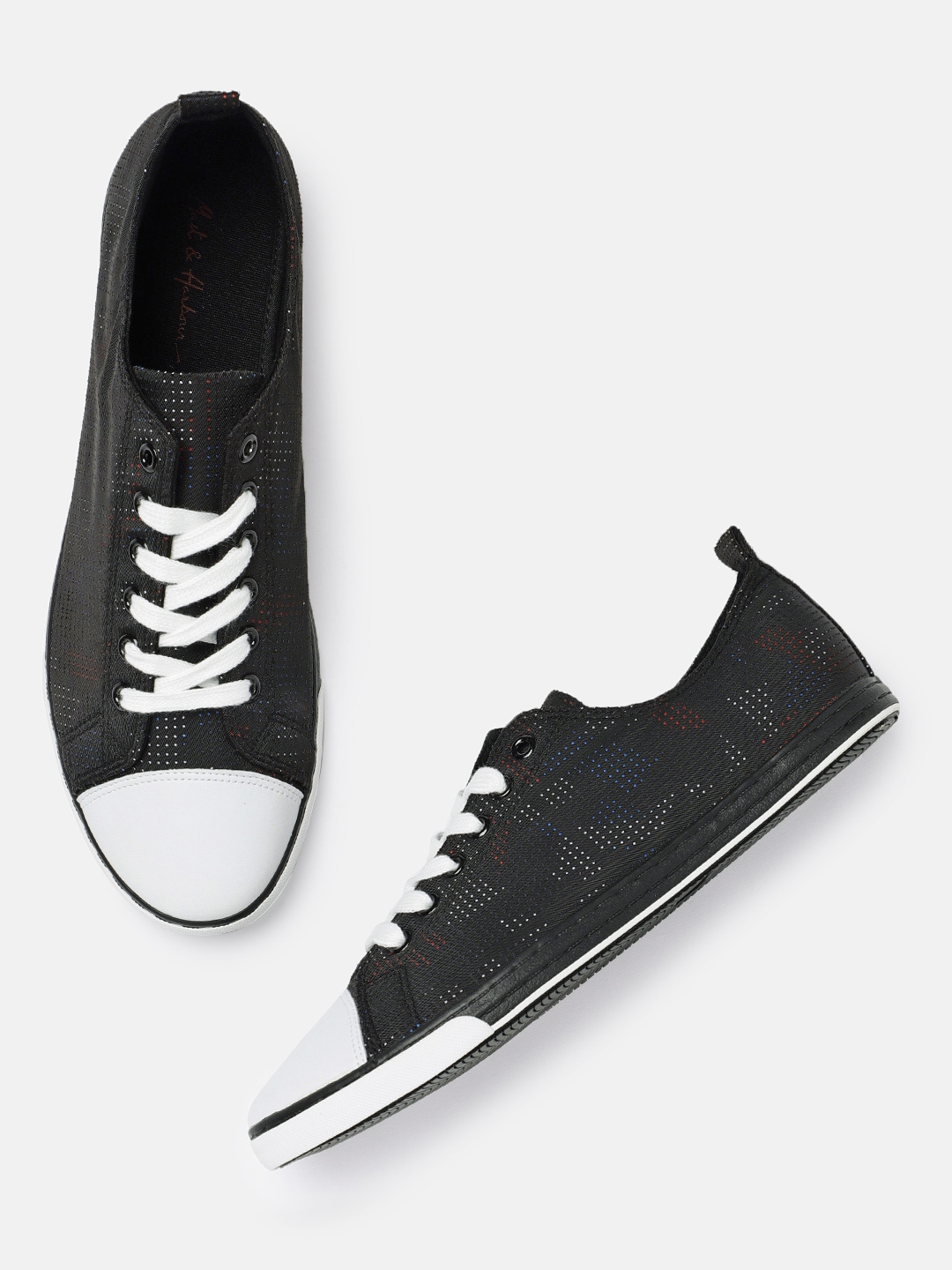 mast and harbour black sneakers