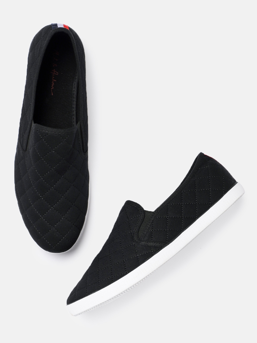 mast and harbour black sneakers