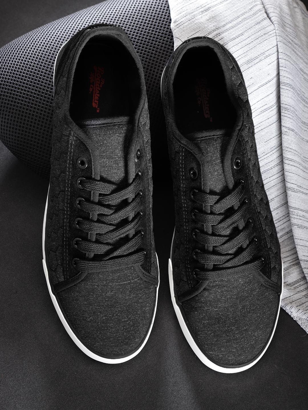 roadster shoes black sneakers