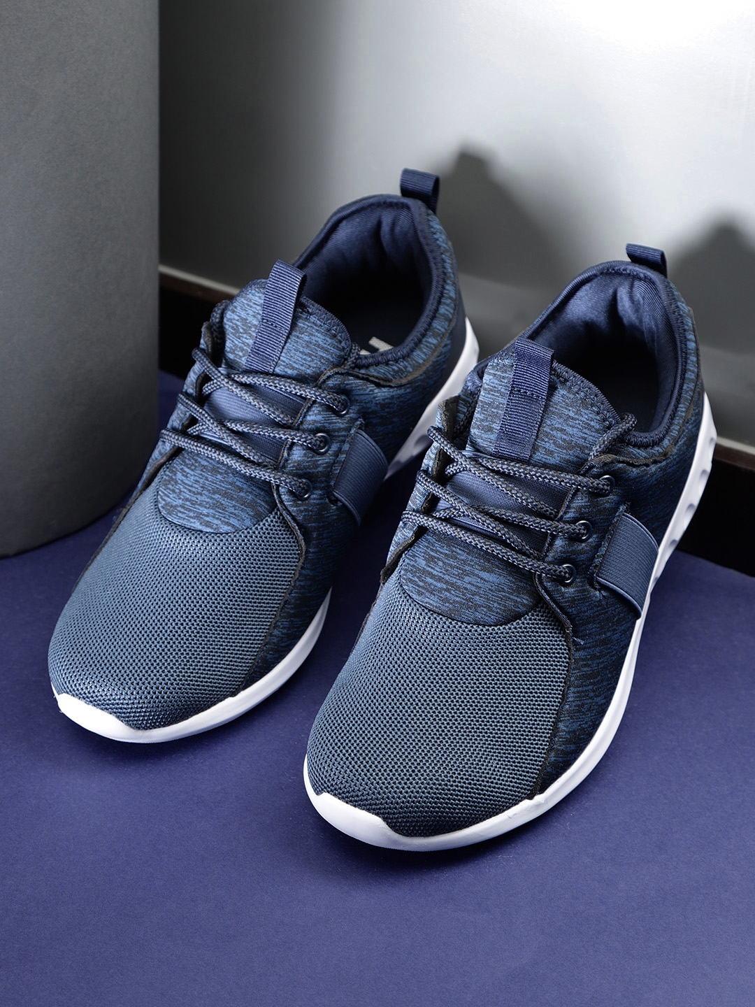 Hrx men's navy & grey running shoes outlet