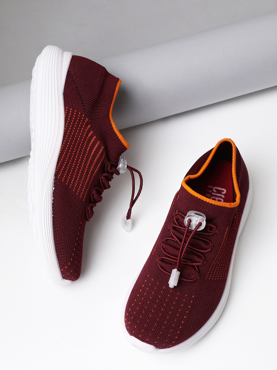 Buy Crew STREET Women Maroon Running Shoes Sports Shoes for Women