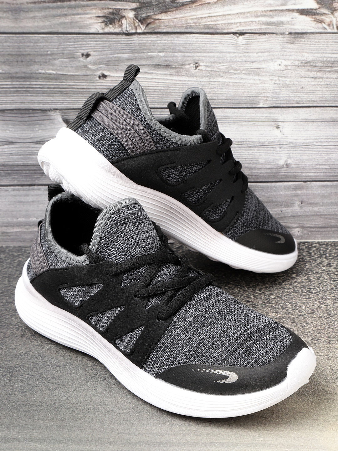 Buy Crew STREET Women Charcoal Grey Running Shoes Sports Shoes for