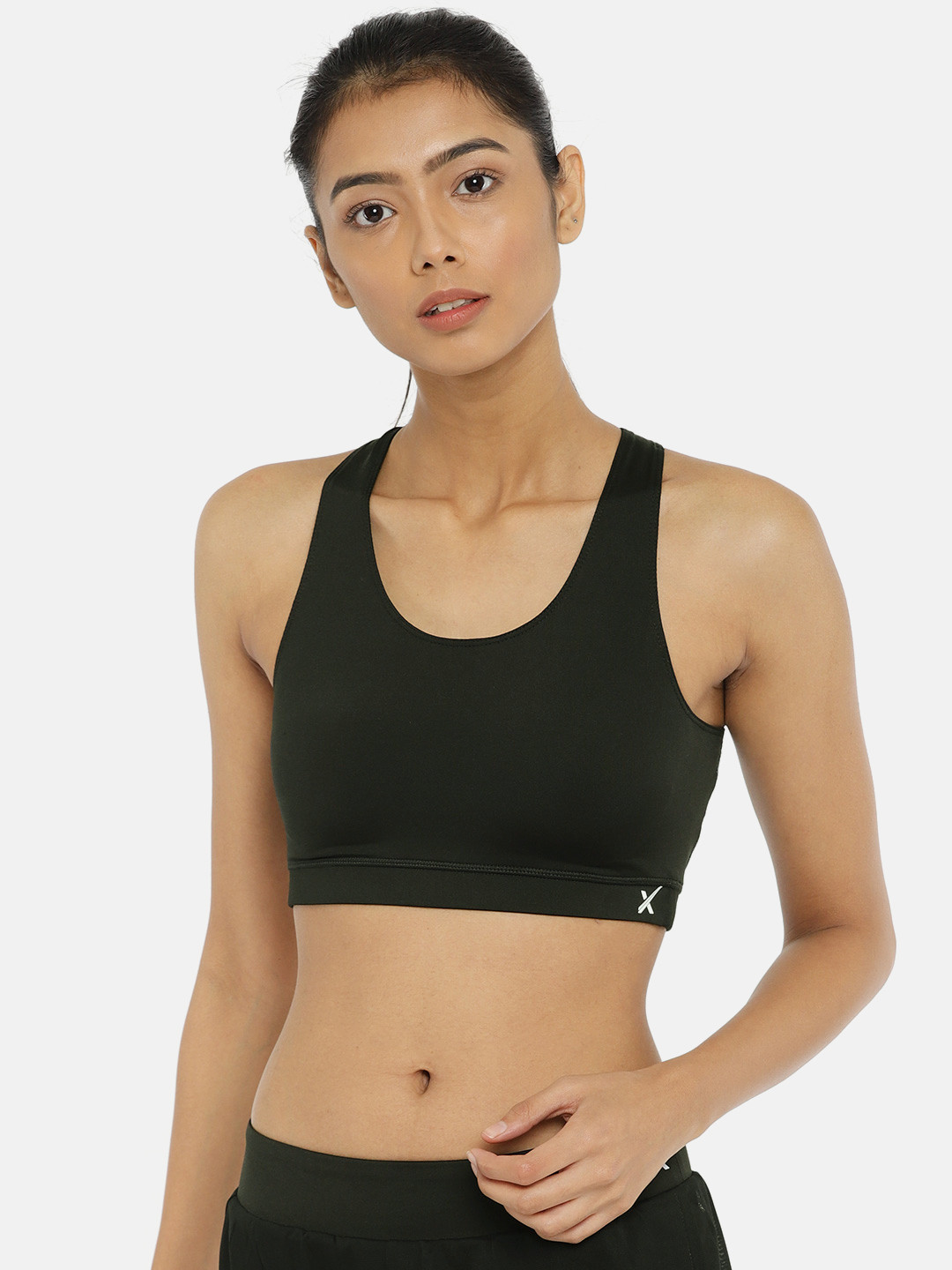 Buy HRX By Hrithik Roshan Black Solid Lightly Padded Rapid Dry Medium