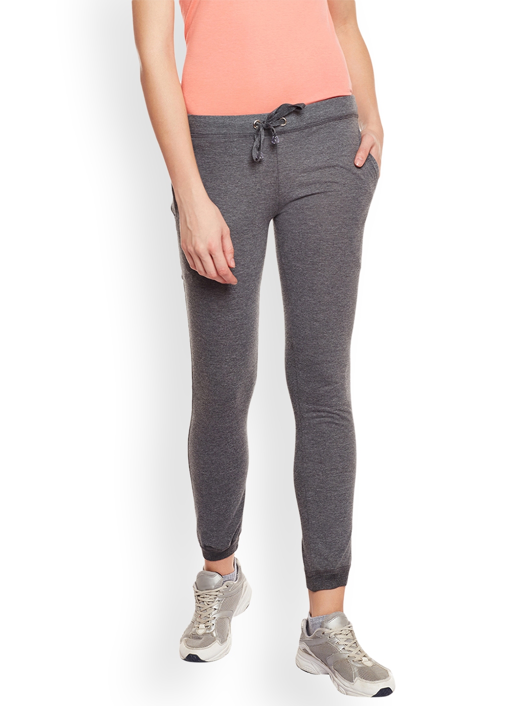 womens grey track pants