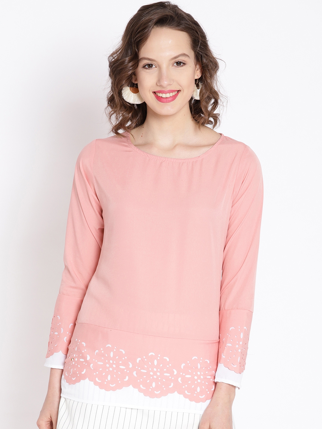 dusty pink tops
