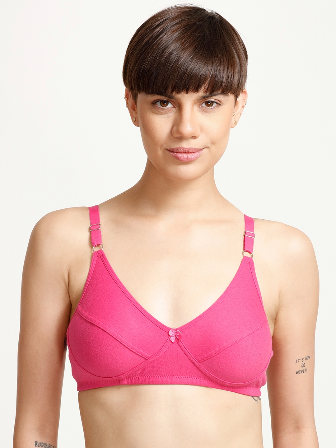 pink everyday bra