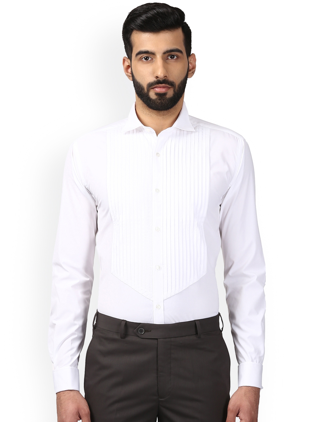 next white formal shirt