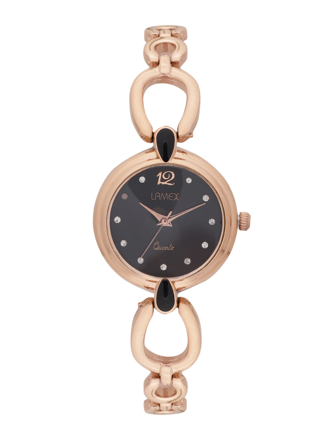 Buy LAMEX Women Black Analogue Watch PREMIUMDLX 6542/RG/BL Watches for Women 5928792 Myntra