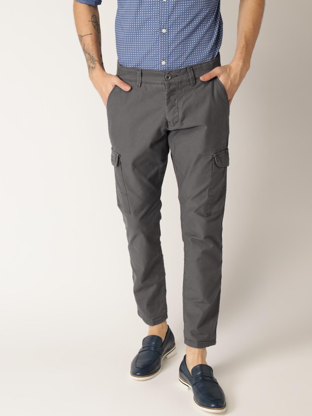 charcoal cargos