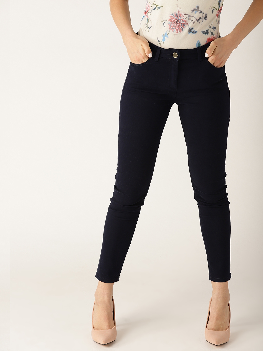 blue trousers women