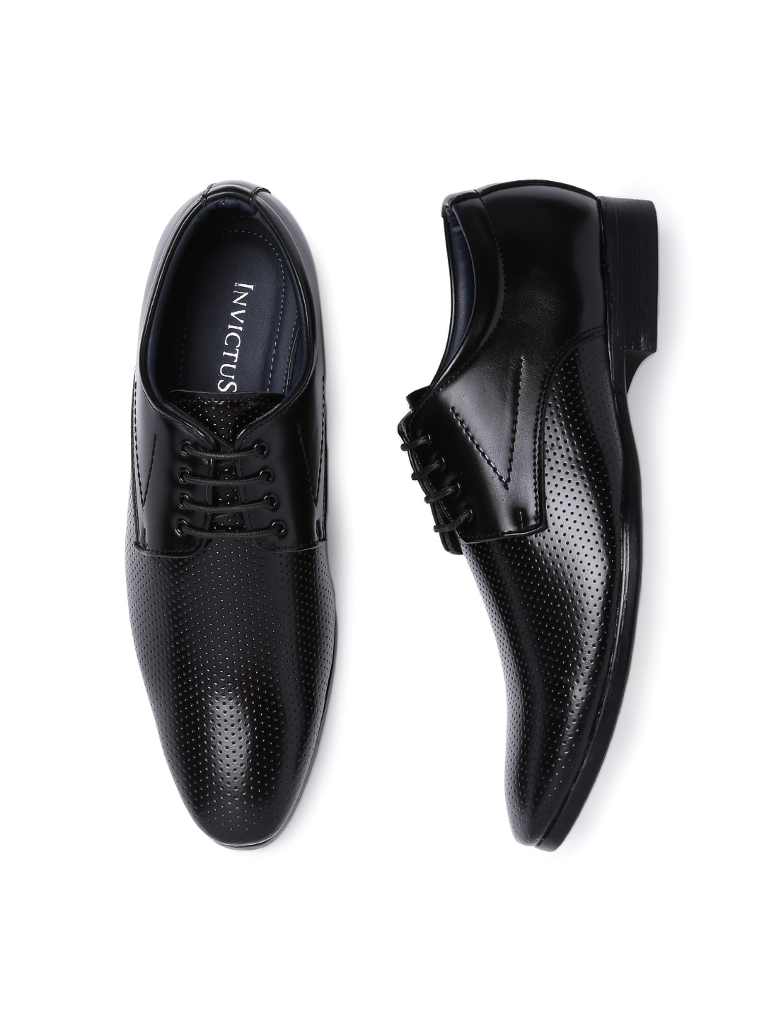 invictus black formal shoes