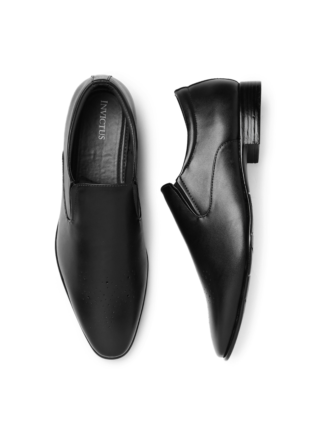 invictus black formal shoes