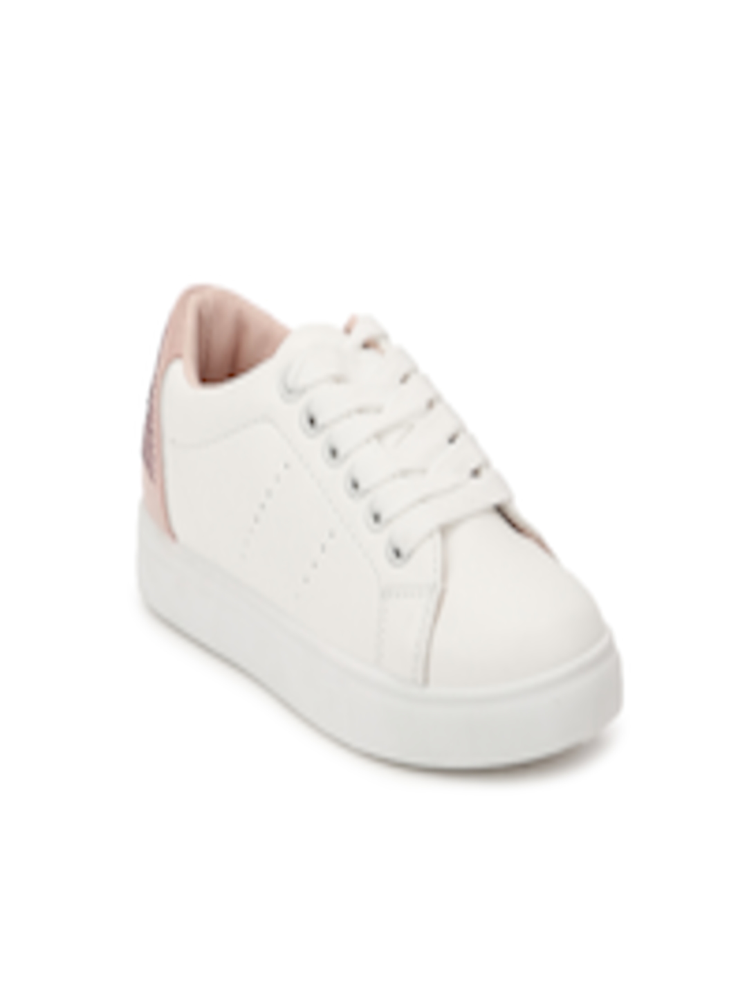Buy MINNI TC Girls White Solid Sneakers - Casual Shoes for Girls ...