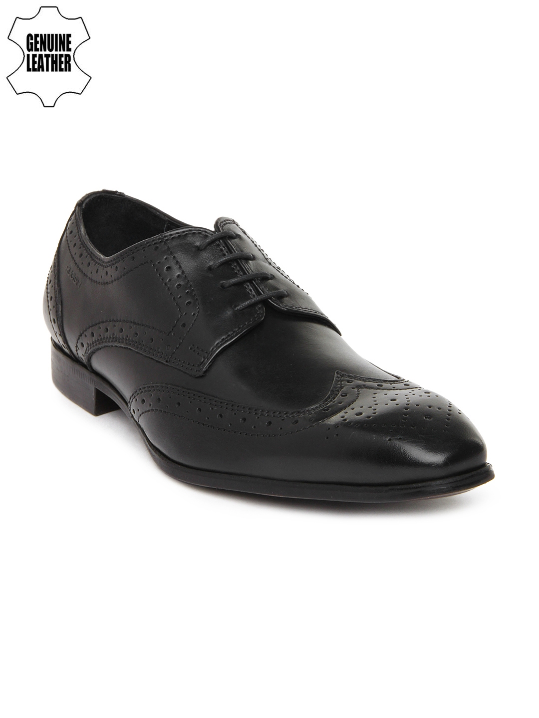 Buy Ruosh Work Men Black Classic Shoes - Formal Shoes for Men 632404 ...
