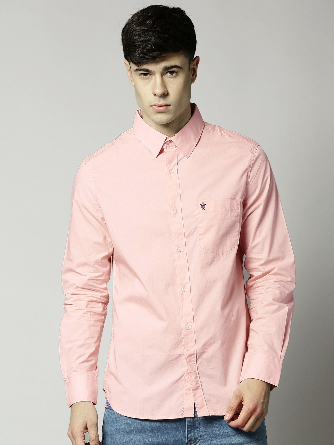 Buy French Connection Men Pink Casual Shirt - Shirts for Men 643470 ...