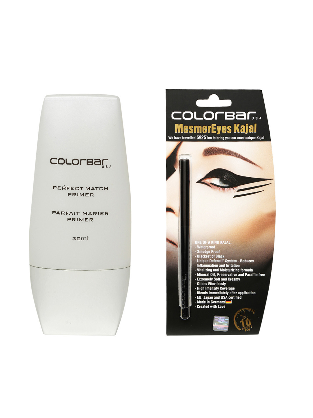 Buy Colorbar Women Combo Pack Of Primer & Kajal Foundation And Primer