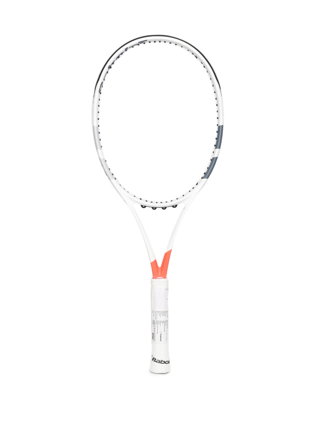 Buy Babolat Unisex White & Orange Pure Strike 100 Unstrung Tennis ...