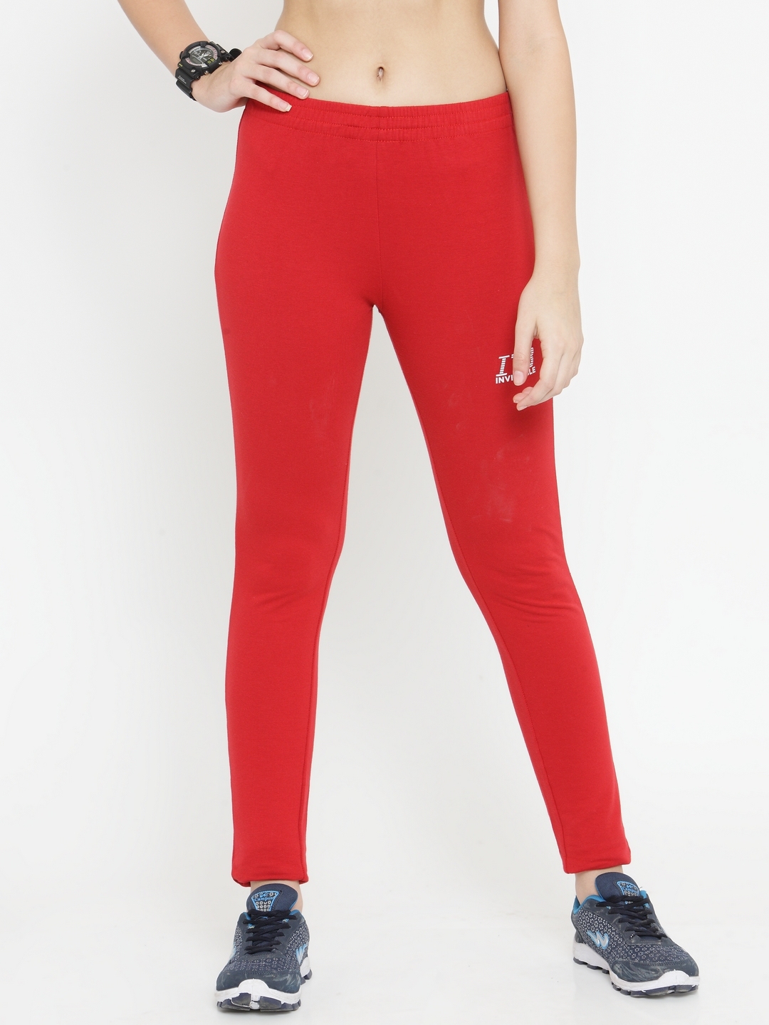 Buy Invincible Women Red Solid Tights - Tights for Women 6515625 | Myntra