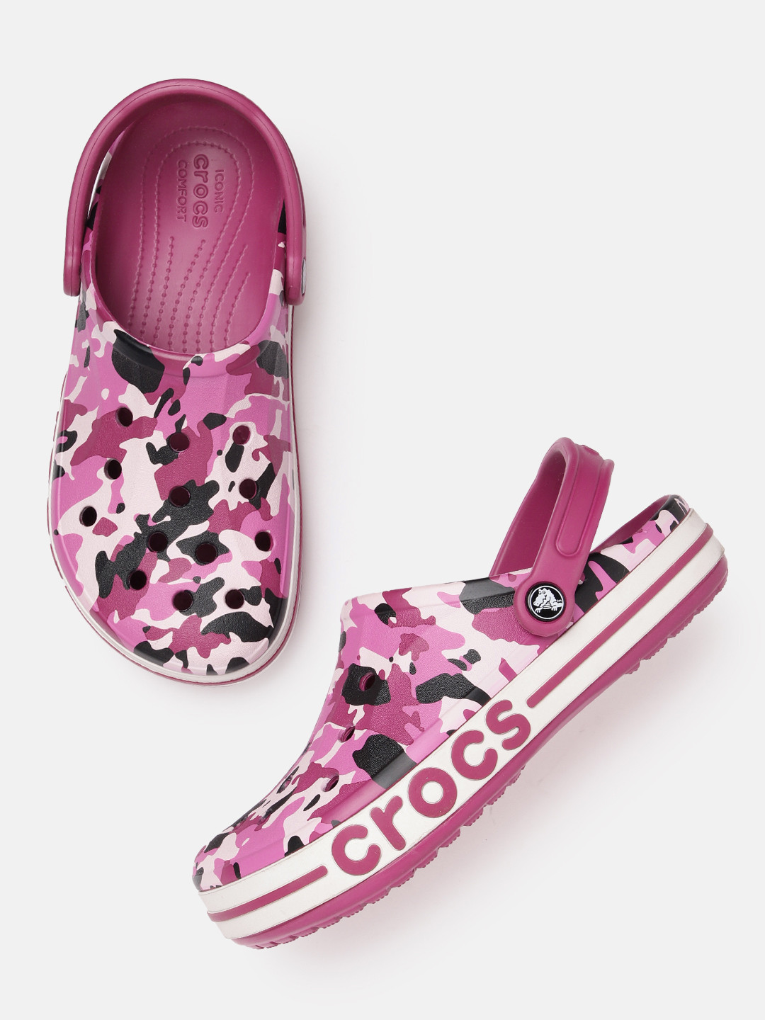 Buy Crocs Men Abstract Printed Clogs - Flip Flops for Men 6516565 | Myntra
