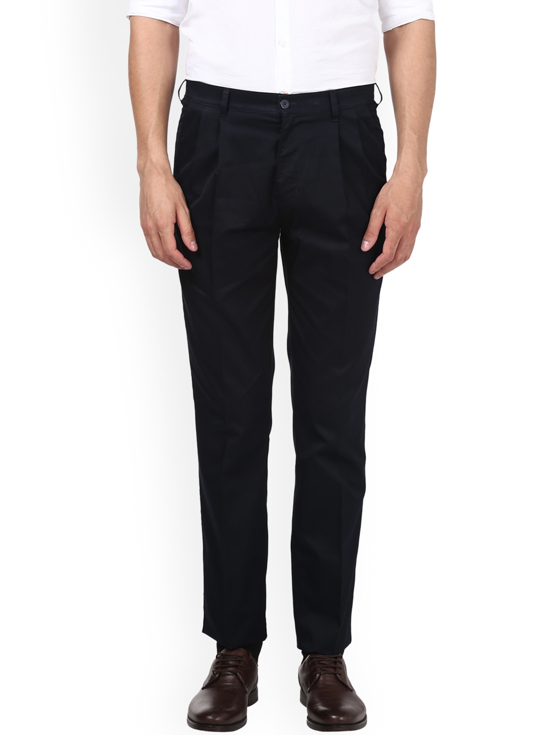 blue formal trousers mens