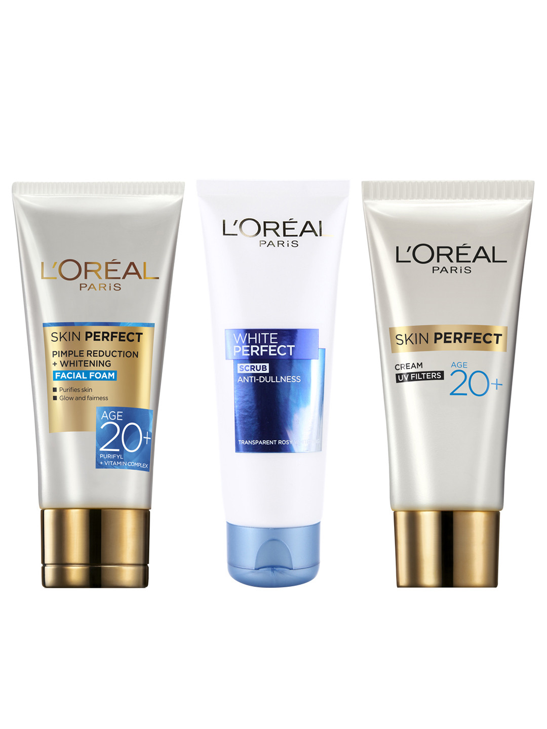 Buy LOreal Women Set Of Face Scrub, Face Wash & Whitening Cream Face Scrub And Exfoliator for
