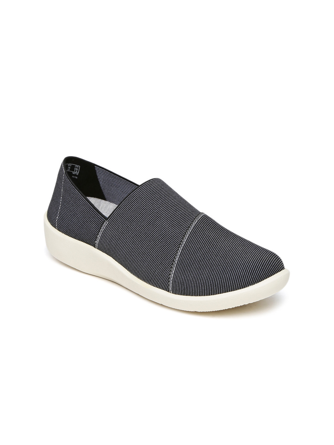 clarks ladies slip on trainers