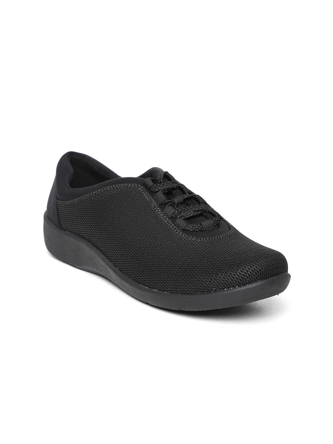 clarks ladies slip on trainers