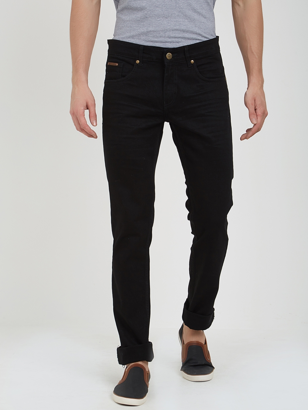black stretchable jeans