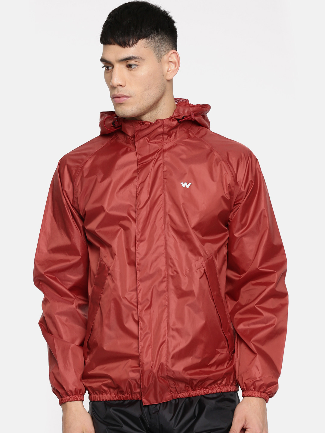 Buy Wildcraft Red WaterProof Rain Jacket Rain Jacket for Men 6523865