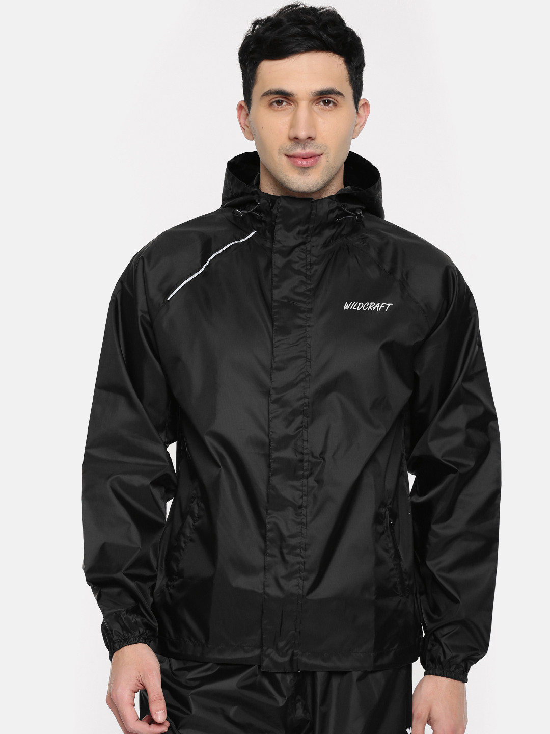 Buy Wildcraft Black Rain B Plus Cheater'14 Rain Jacket for Men 6524751 Myntra