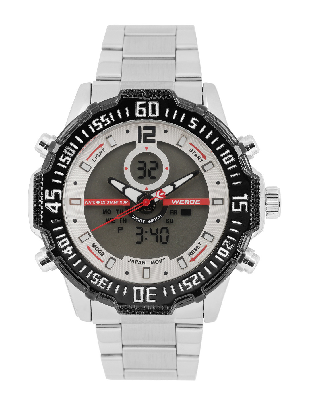 Buy WEIDE Men Black Analogue And Digital Watch WH6105 2C - Watches for ...