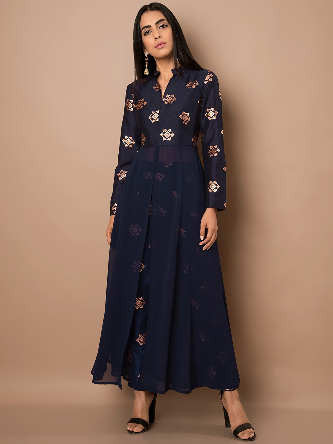 indya blue kurta