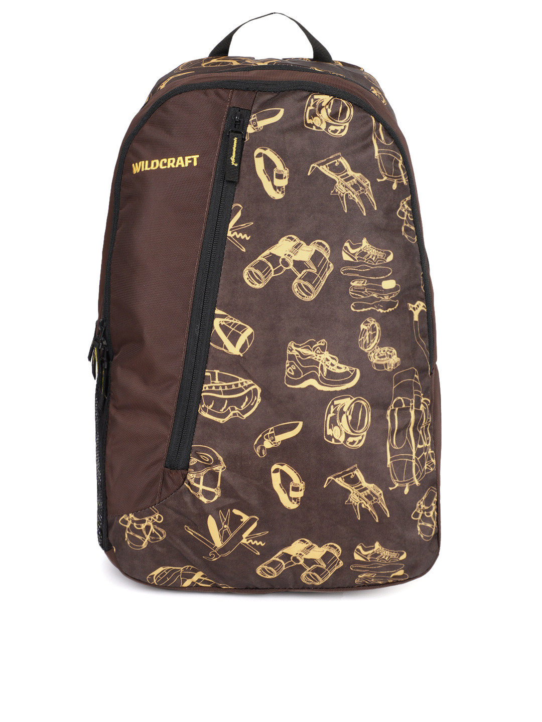 Buy Wildcraft Unisex Brown Crate Graphic Backpack Backpacks for