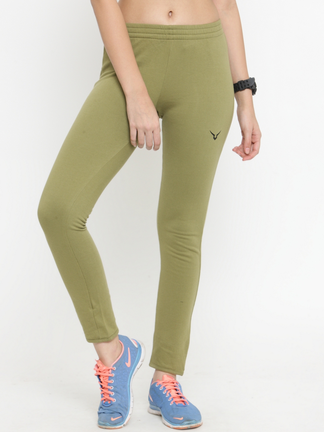 pine green track pants