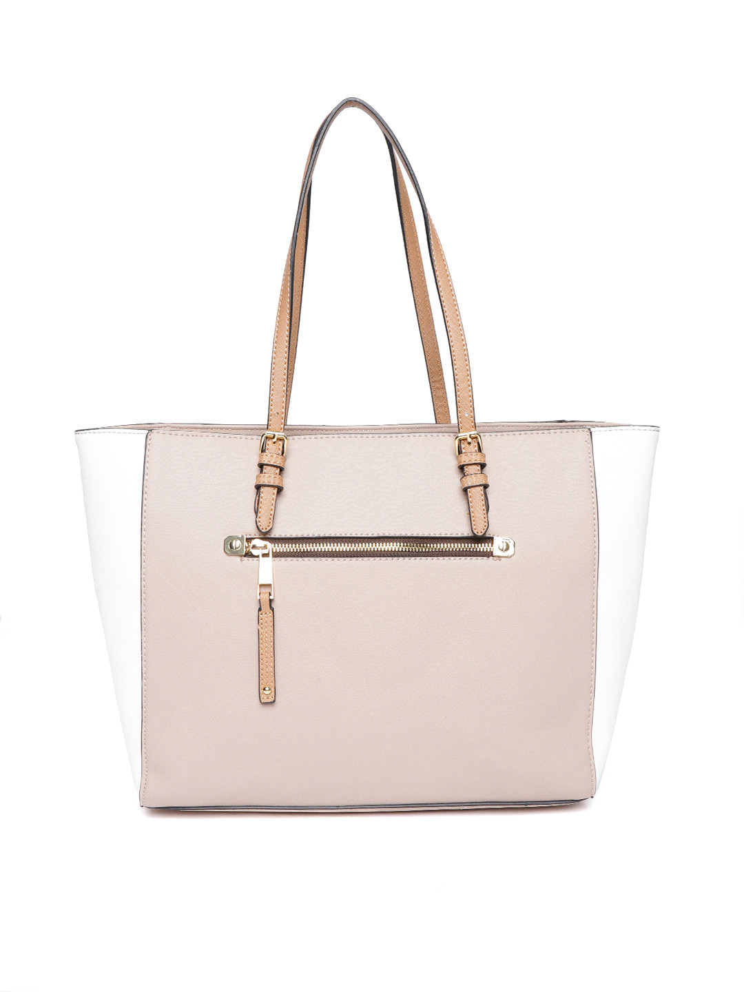 Buy ALDO Beige & White Colourblocked Shoulder Bag Handbags for Women