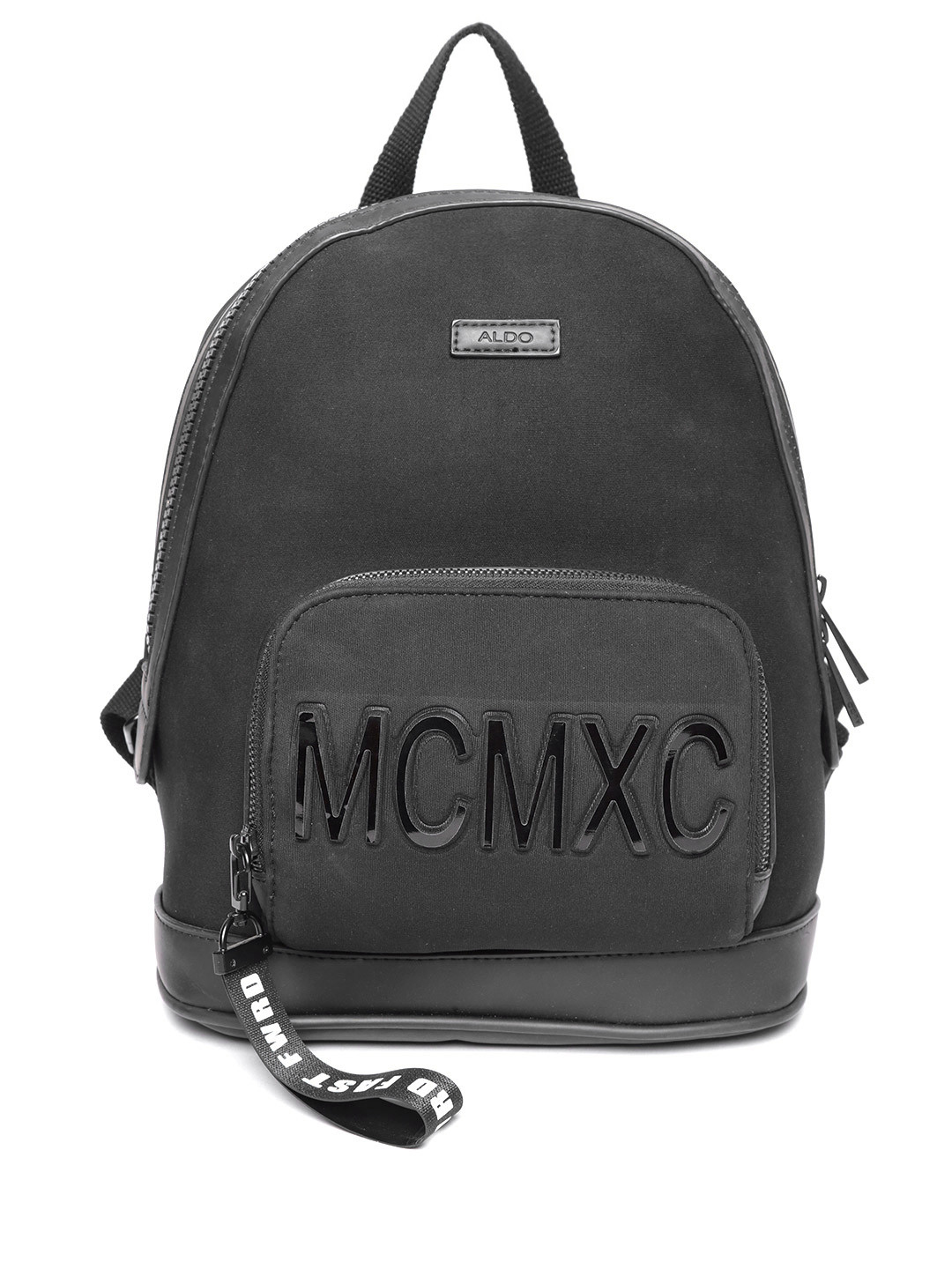 Buy ALDO Women Black Embossed Backpack Backpacks for Women 6538023