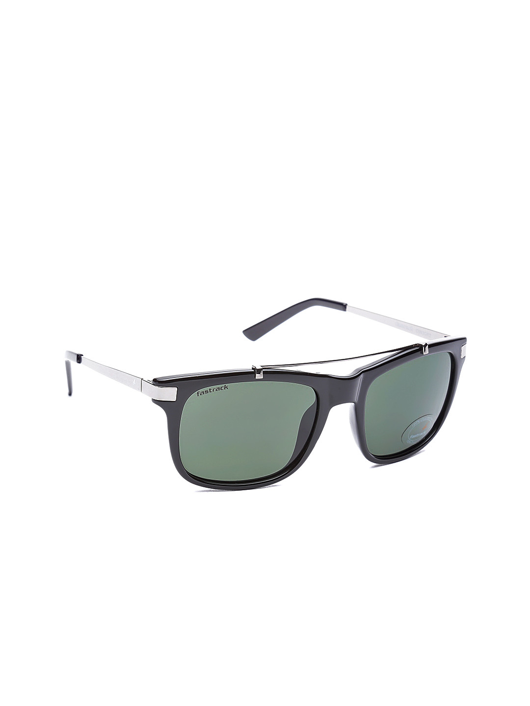 Buy Fastrack Men Rectangle Sunglasses NBC093GR2 Sunglasses for Men