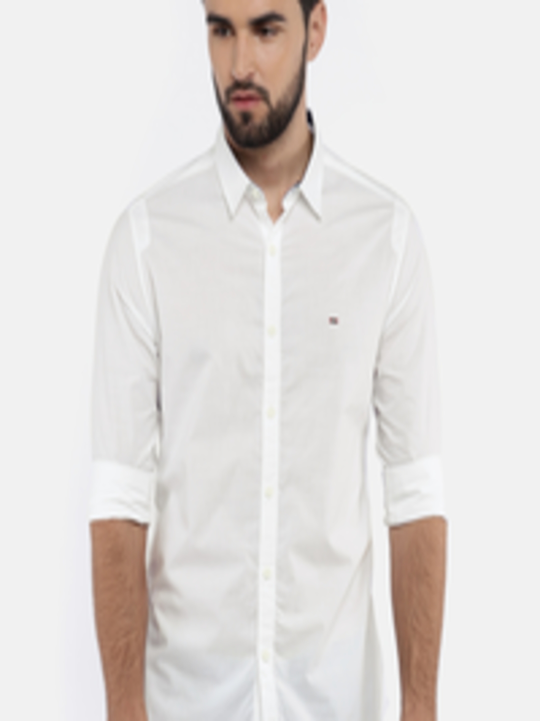 Buy SPYKAR Men White Solid Casual Shirt - Shirts for Men 6538996 | Myntra