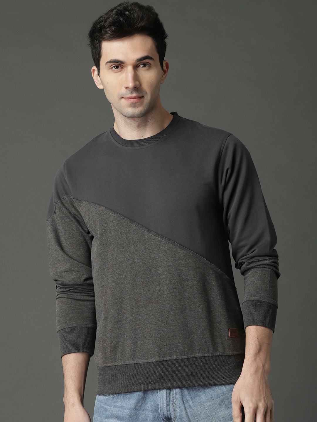 dark grey sweatshorts