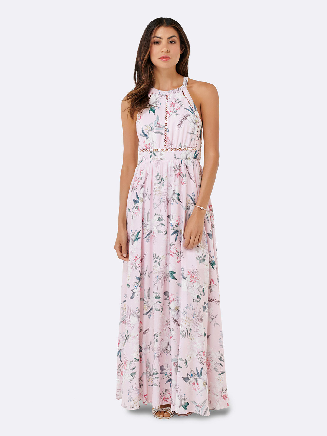 Buy Forever New Women Pink Printed Maxi Dress Dresses For Women