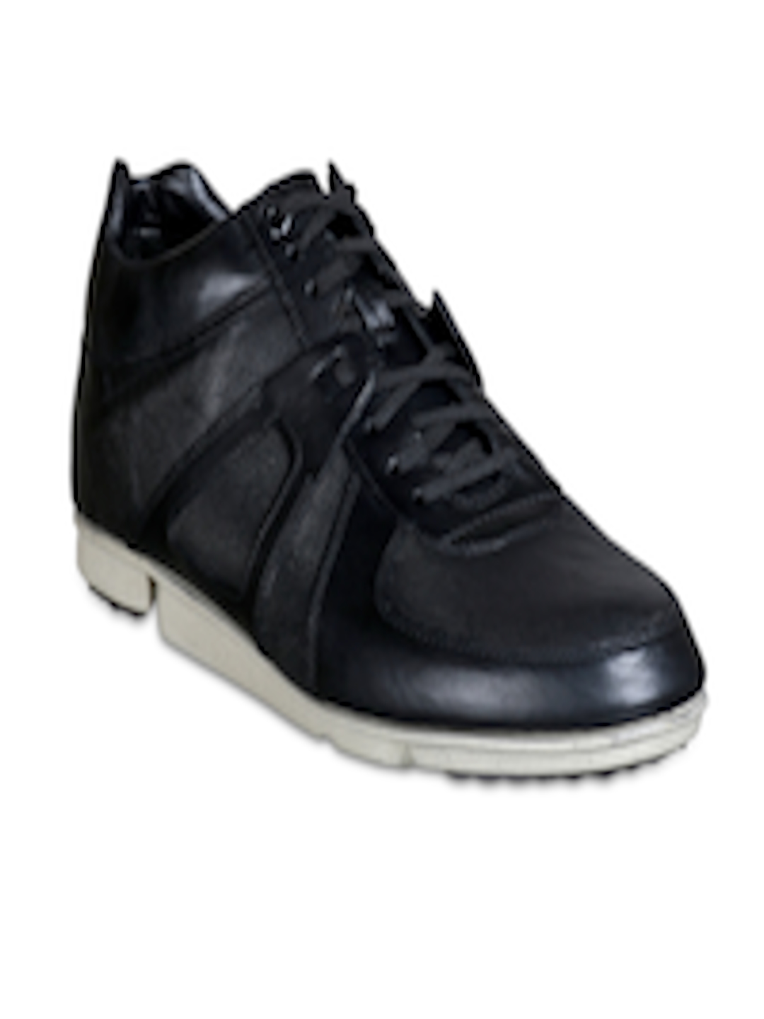 Buy Clarks Men Black Leather Sneakers - Casual Shoes for Men 6545105 ...