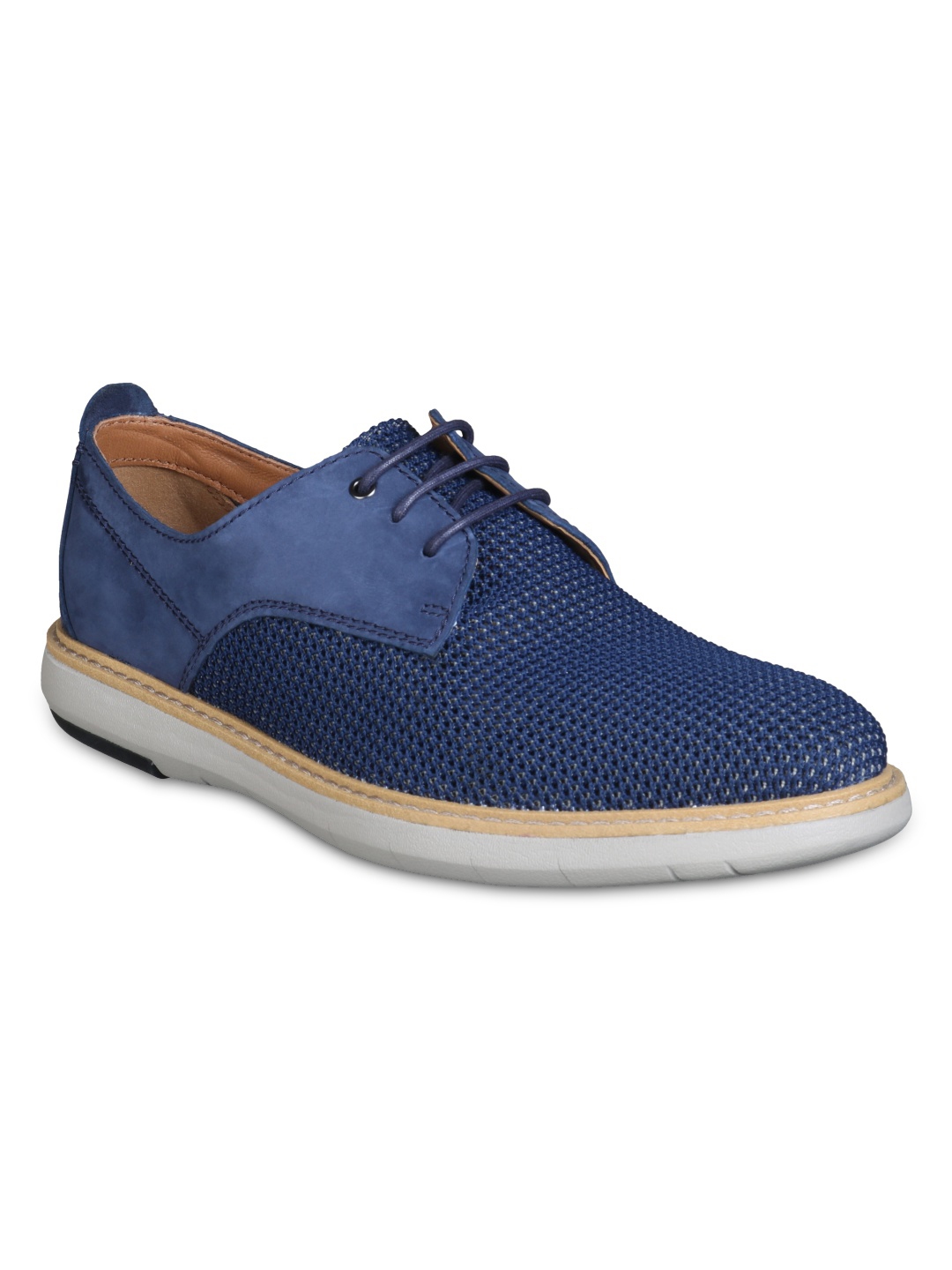 Buy Clarks Men Blue Leather Sneakers Casual Shoes For Men 6545115
