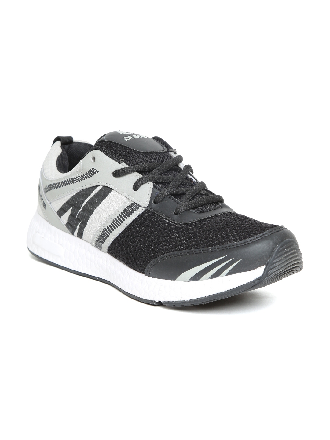 Buy Duke Men Black & Grey Colourblocked Running Shoes - Sports Shoes ...
