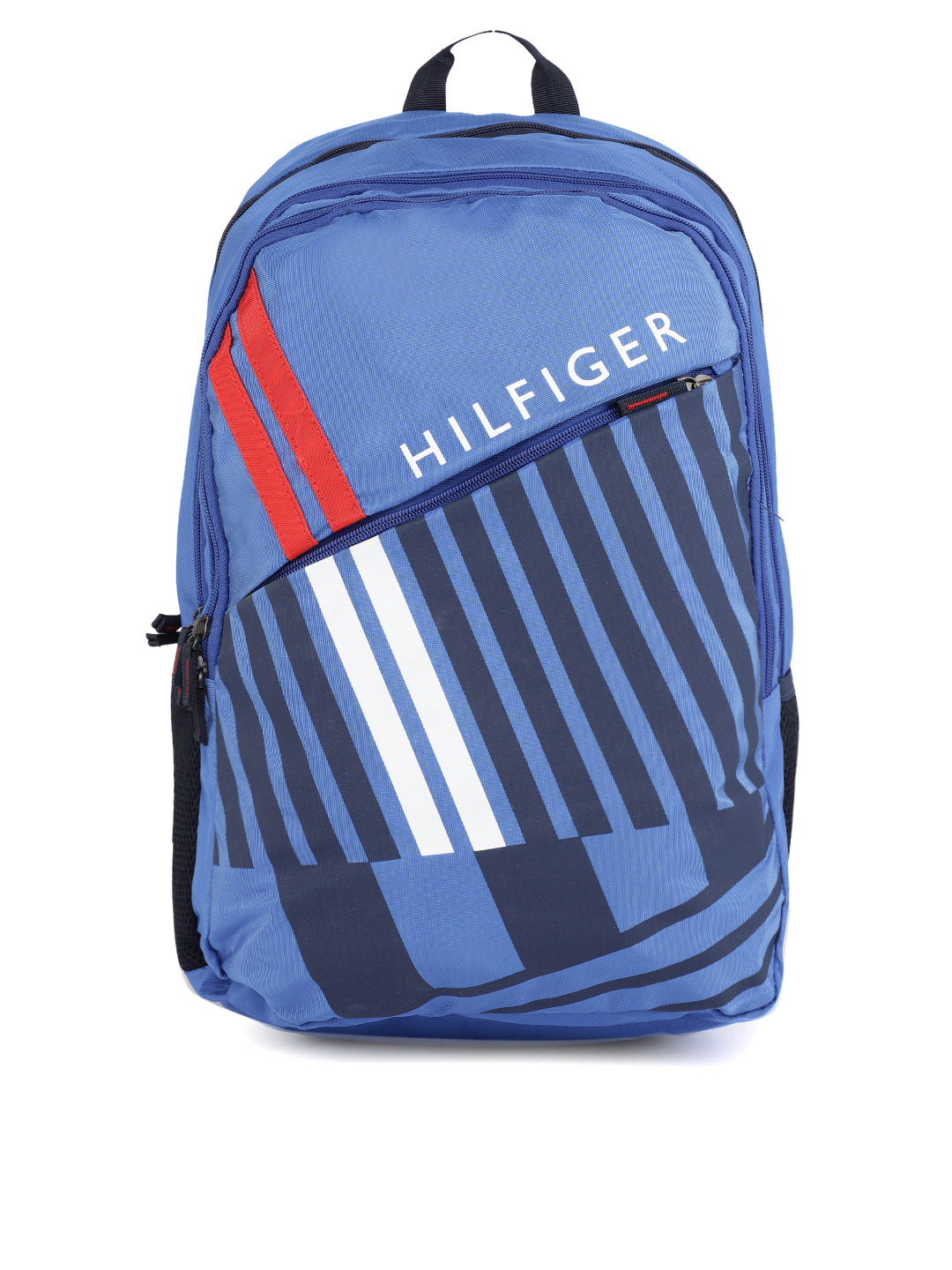 Buy Tommy Hilfiger Unisex Blue Brand Logo Backpack Backpacks for