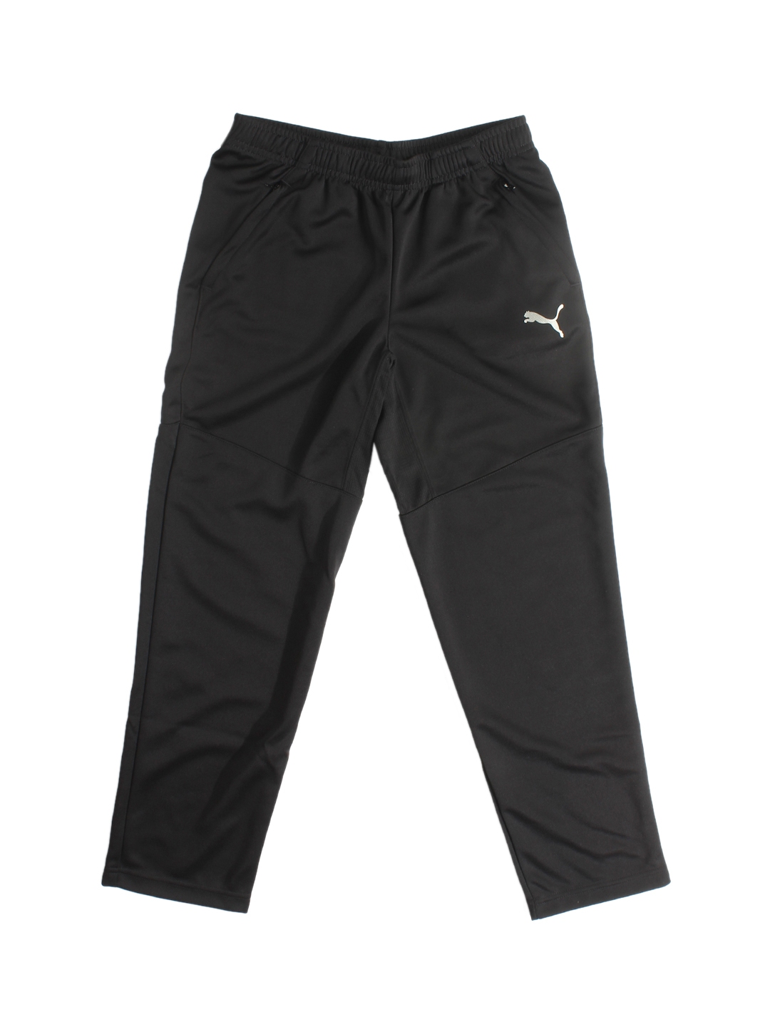 puma track pants black and white