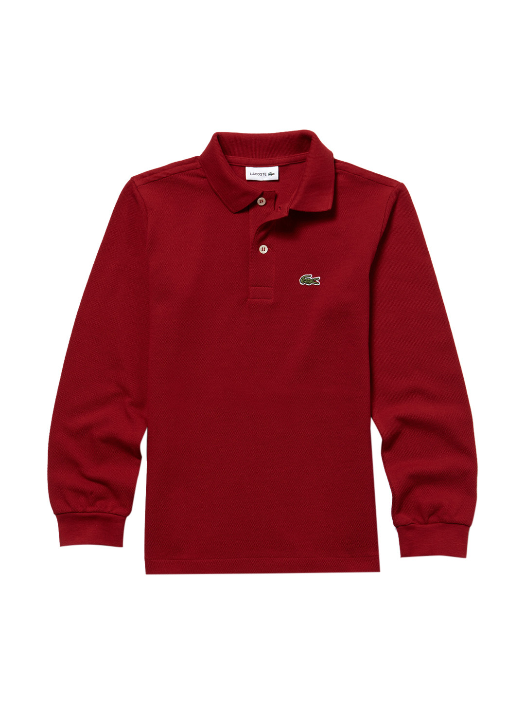 lacoste maroon t shirt