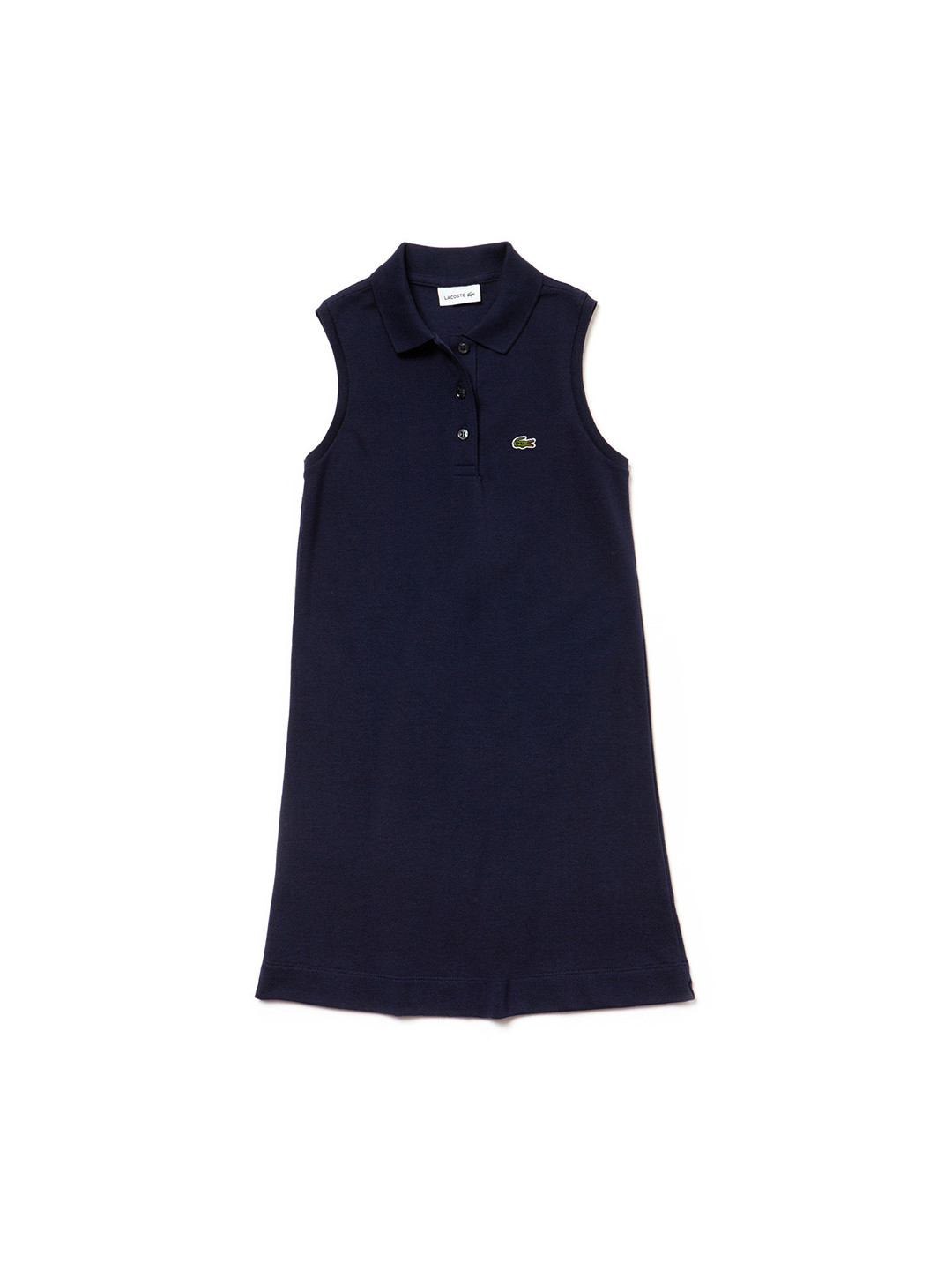 Buy Lacoste Girls Navy Blue Solid Shirt Dress Dresses for Girls