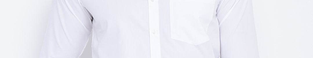 Buy DENNISON Men Off White Solid Regular Fit Formal Shirt - Shirts for ...