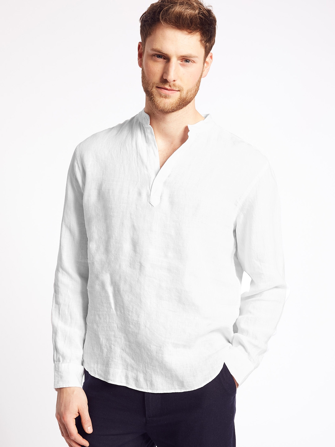 marks and spencer linen top